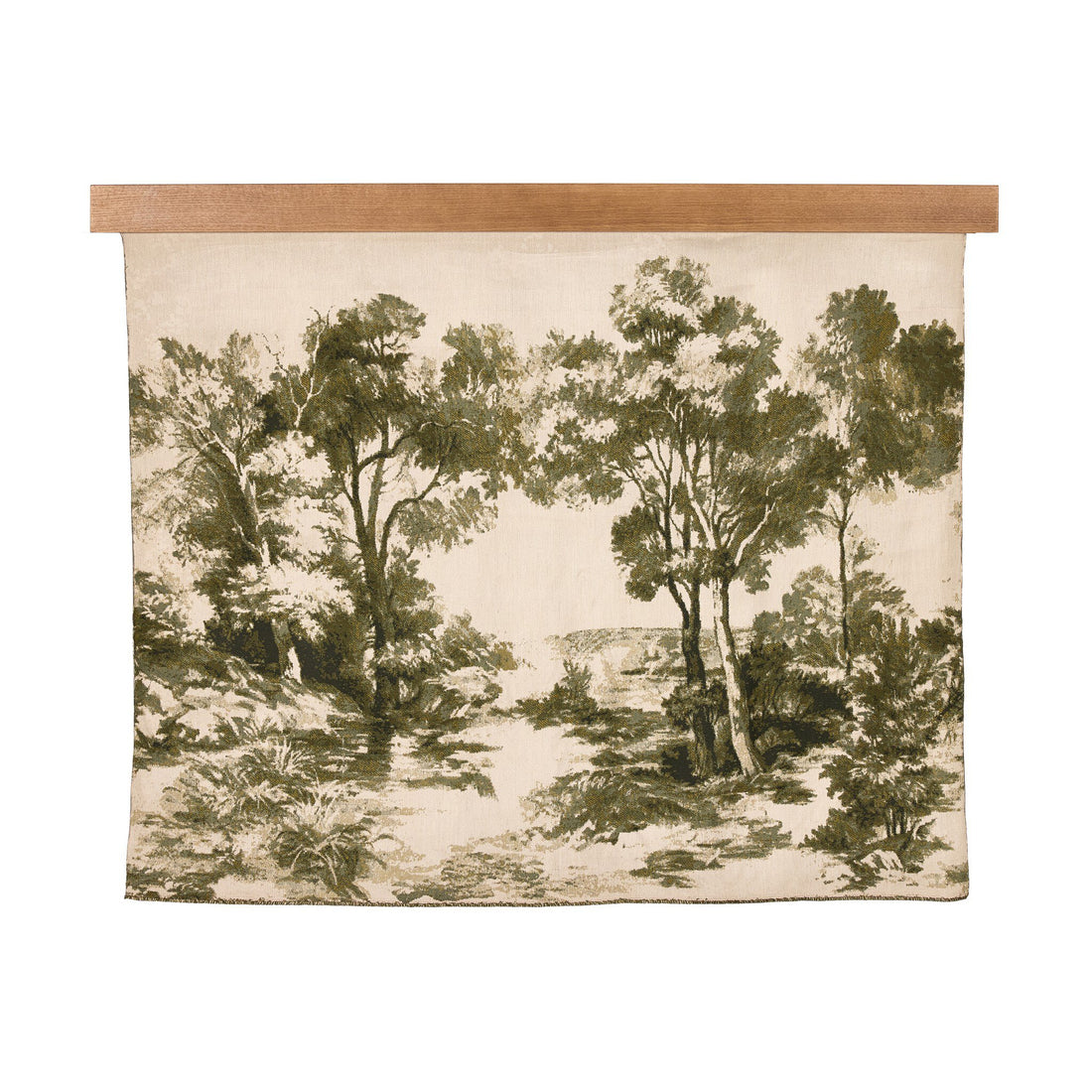 Toile Tapestry in Toile Moss