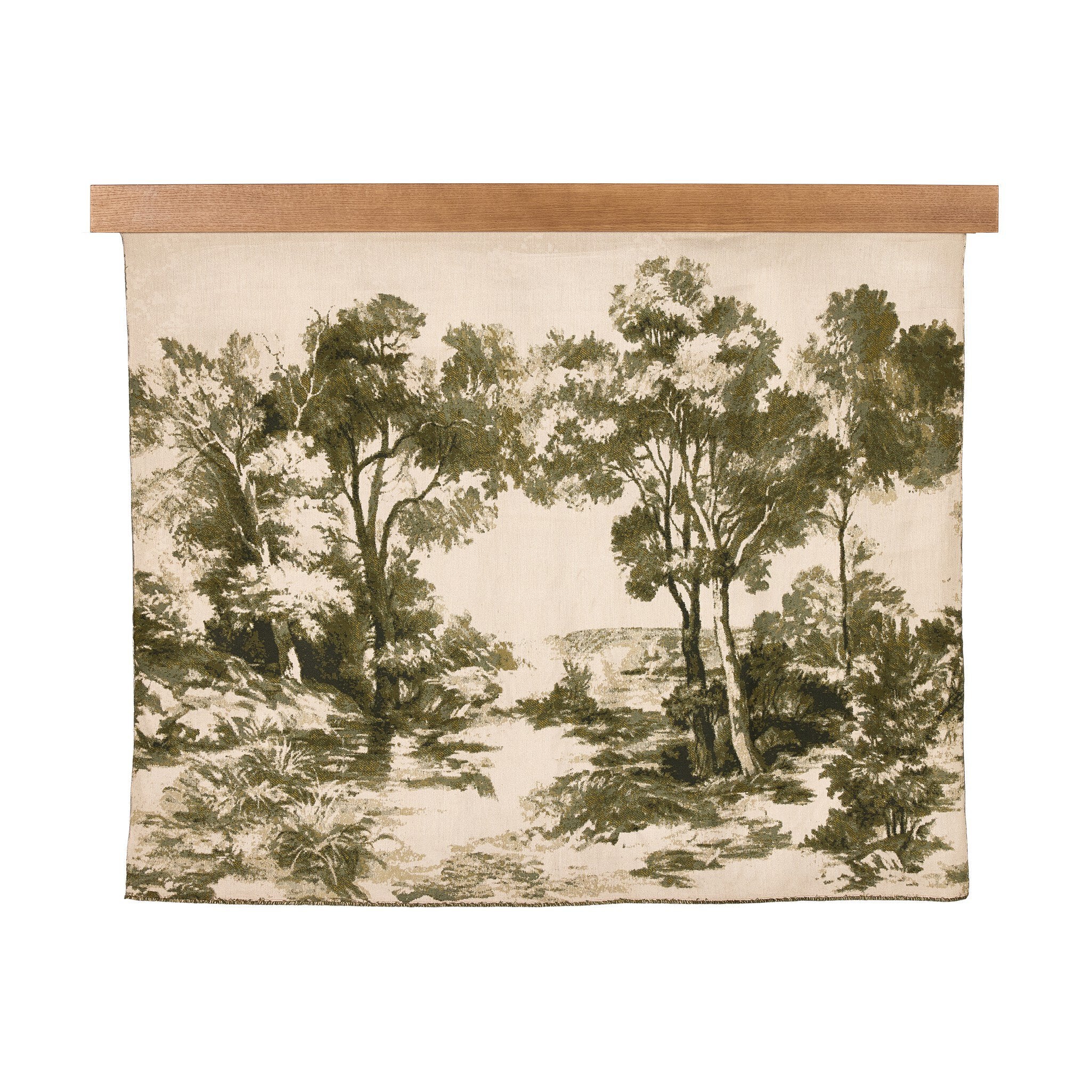 Toile Tapestry in Toile Moss