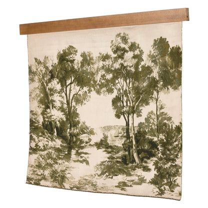 Toile Tapestry in Toile Moss