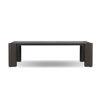 Soho Outdoor Metal Dining Table-106" in Bronze