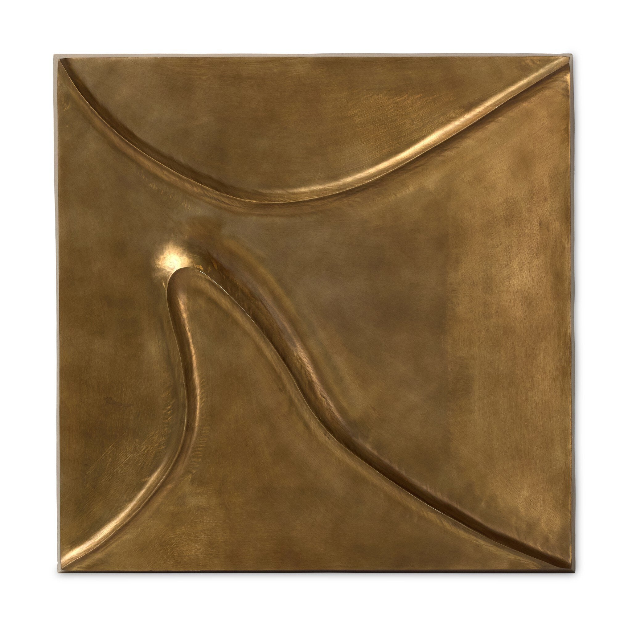 Ozias Metal Wall Panel in Smooth Golden