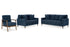 Bixler Navy Sofa, Loveseat and Chair -  Ashley - Luna Furniture