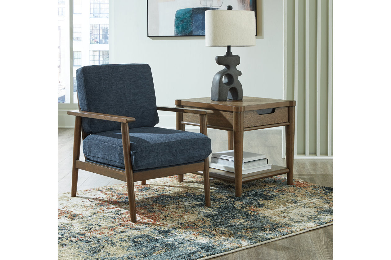 Bixler Navy Sofa and Chair -  Ashley - Luna Furniture