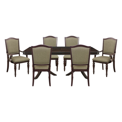 2615DC-96*7 7pc set (TABLE + 2 ARM CHAIRS + 4 SIDE CHAIRS) - 2615DC-96*7