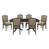 2615DC-96*7 7pc set (TABLE + 2 ARM CHAIRS + 4 SIDE CHAIRS) - 2615DC-96*7
