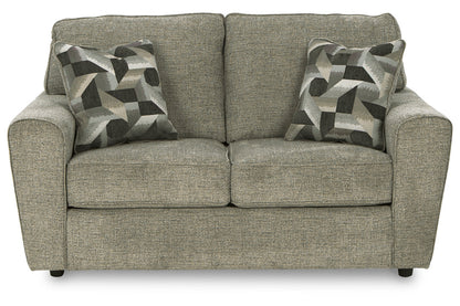 Cascilla Pewter Sofa and Loveseat -  Ashley - Luna Furniture