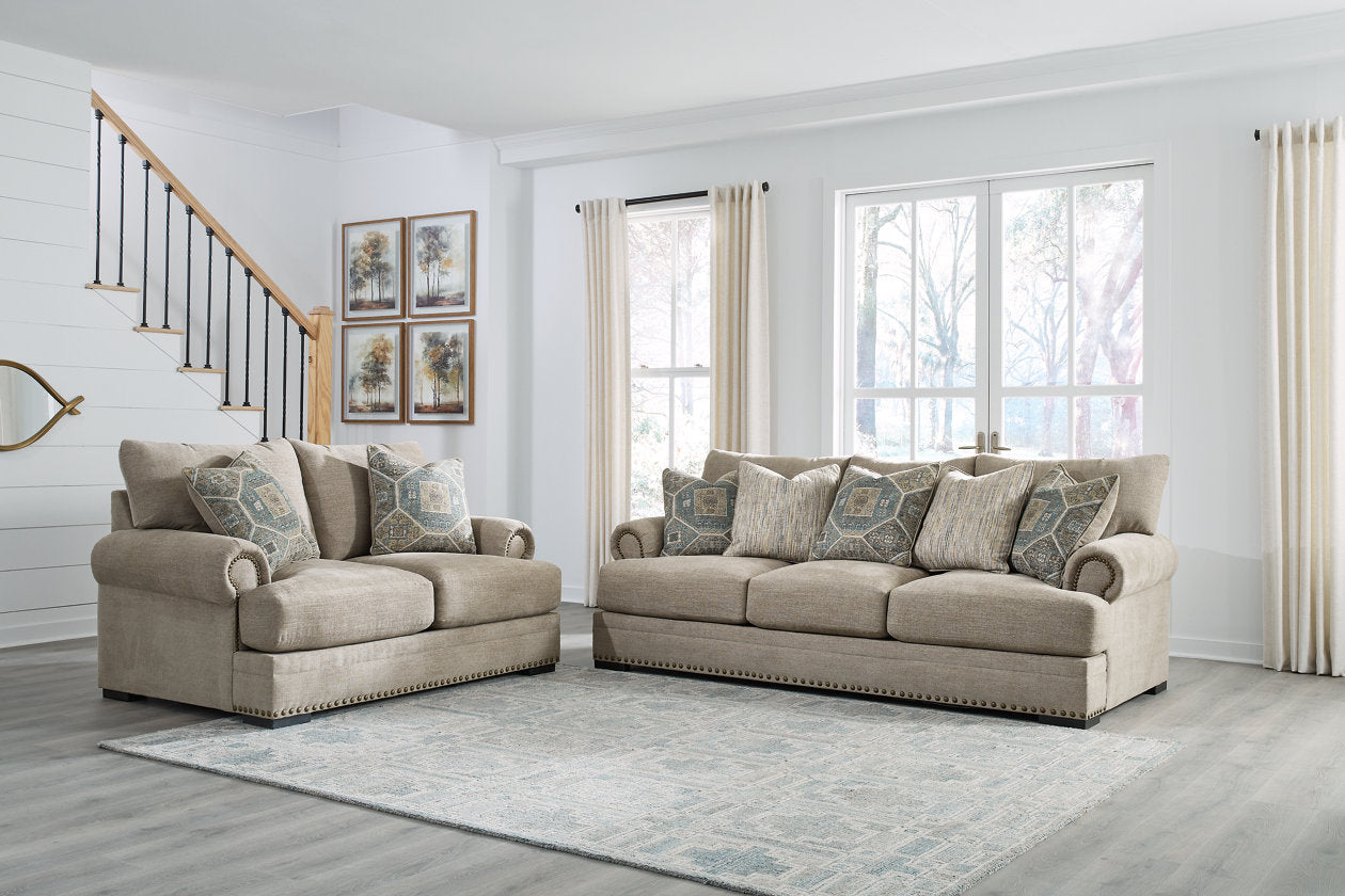 Galemore  Sofa, Loveseat, Oversized Chair and Ottoman -  Ashley - Luna Furniture