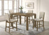 Cockrell Brown/Beige Extendable Counter Height Set from Crown Mark - Luna Furniture