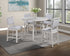 Blanche Gray Round Counter Height Dining Set from Crown Mark - Luna Furniture