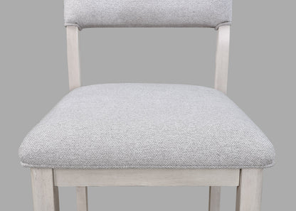 Blanche Gray Round Counter Height Dining Set from Crown Mark - Luna Furniture