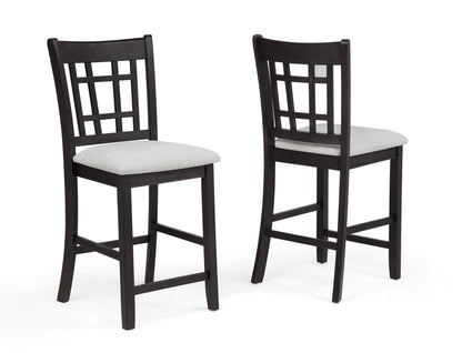 Hartwell Charcoal Counter Height Set from Crown Mark - Luna Furniture