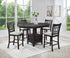 Hartwell Charcoal Counter Height Set from Crown Mark - Luna Furniture