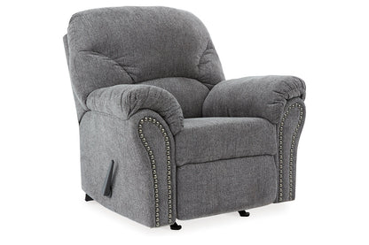 Allmaxx Pewter Sofa, Loveseat and Recliner -  Ashley - Luna Furniture