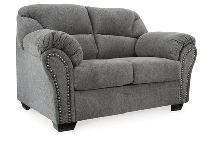 Allmaxx Pewter Sofa and Loveseat -  Ashley - Luna Furniture