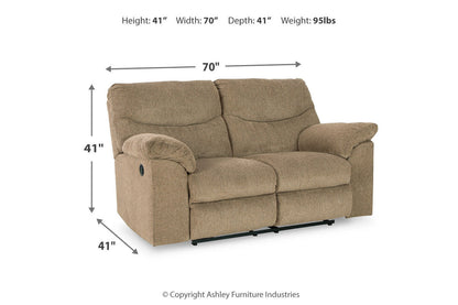 Alphons Briar Reclining Sofa, Loveseat and Recliner -  Ashley - Luna Furniture