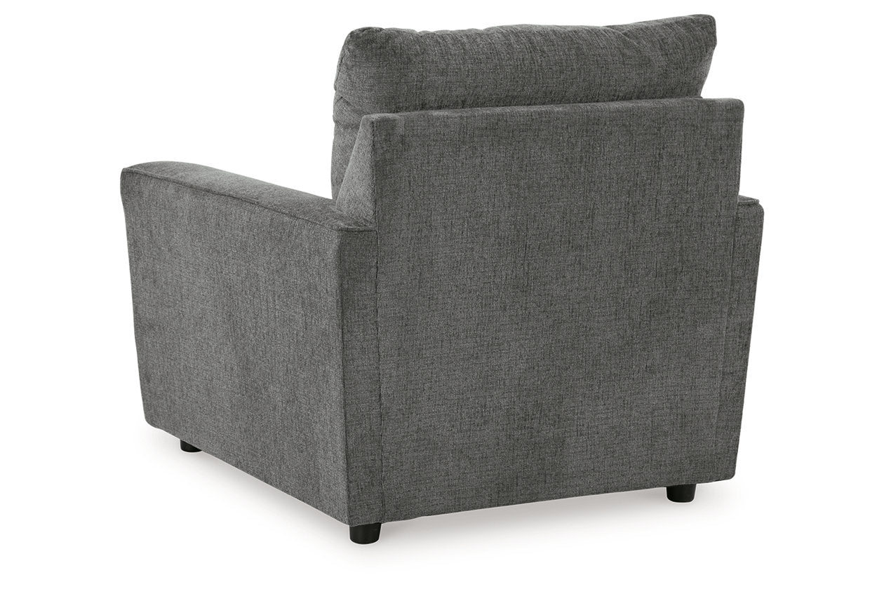 Stairatt Gravel Chair and Ottoman -  Ashley - Luna Furniture