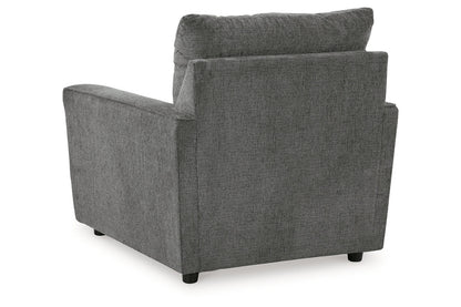 Stairatt Gravel Chair and Ottoman -  Ashley - Luna Furniture