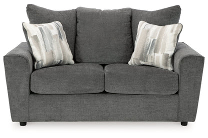 Stairatt Gravel Sofa, Loveseat, Chair and Ottoman -  Ashley - Luna Furniture