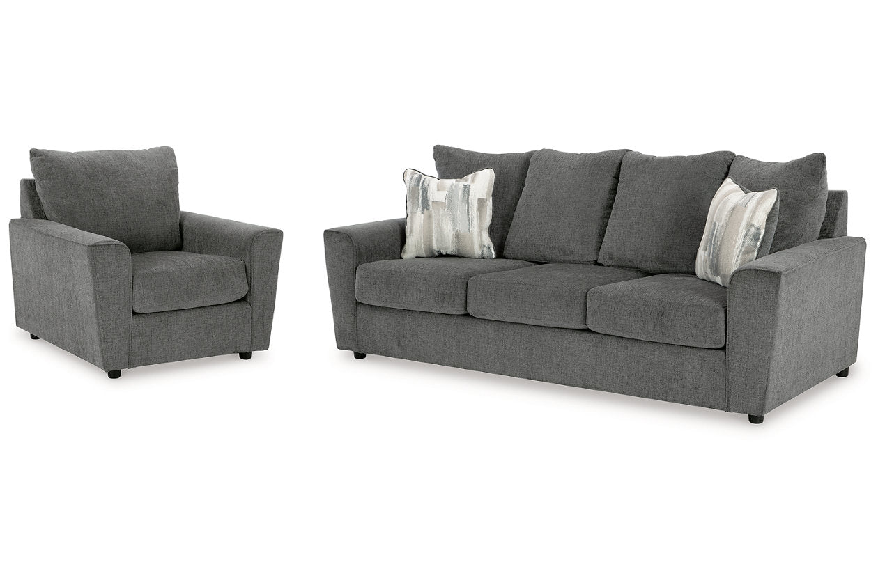 Stairatt Gravel Sofa and Chair -  Ashley - Luna Furniture