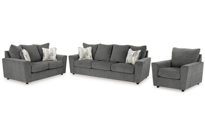 Stairatt  Sofa, Loveseat and Chair -  Ashley - Luna Furniture