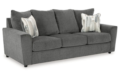 Stairatt Gravel Sofa, Loveseat, Chair and Ottoman -  Ashley - Luna Furniture