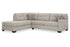 Mahoney Pebble 2-Piece Sectional with Chaise -  Ashley - Luna Furniture