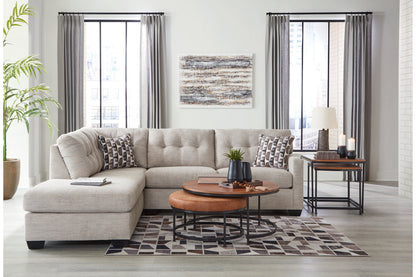 Mahoney Pebble 2-Piece Sectional with Chaise -  Ashley - Luna Furniture