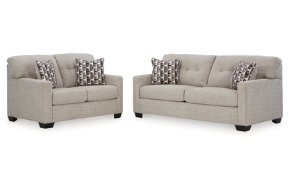 Mahoney Pebble Sofa and Loveseat -  Ashley - Luna Furniture
