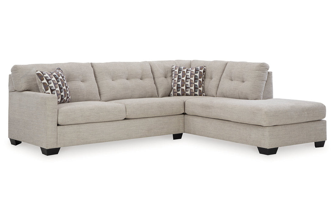 Mahoney Pebble 2-Piece Sectional with Chaise -  Ashley - Luna Furniture
