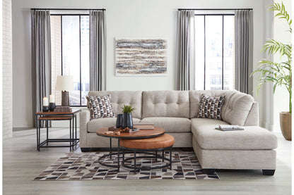 Mahoney Pebble 2-Piece Sectional with Chaise -  Ashley - Luna Furniture