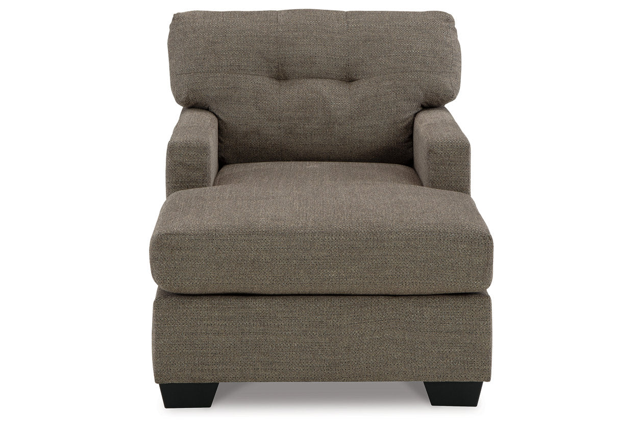 Mahoney Chocolate Sofa and Chaise -  Ashley - Luna Furniture