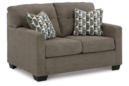Mahoney Chocolate Sofa and Loveseat -  Ashley - Luna Furniture