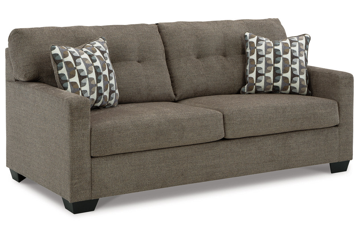 Mahoney Chocolate Sofa and Loveseat -  Ashley - Luna Furniture