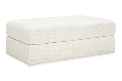Karinne Linen Oversized Chair and Ottoman -  Ashley - Luna Furniture