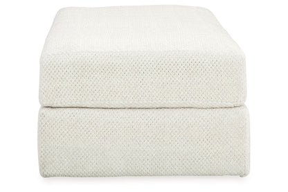 Karinne Linen Oversized Chair and Ottoman -  Ashley - Luna Furniture