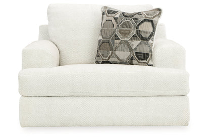 Karinne Linen Loveseat and Chair -  Ashley - Luna Furniture