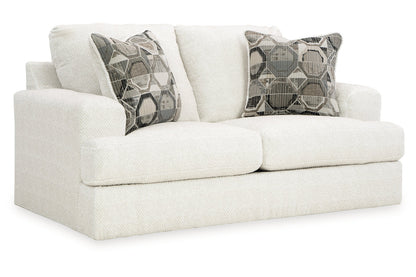 Karinne Linen Sofa, Loveseat, Oversized Chair and Ottoman -  Ashley - Luna Furniture