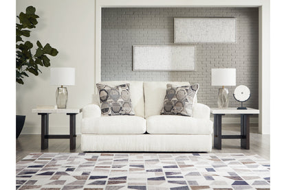 Karinne Linen Sofa, Loveseat, Oversized Chair and Ottoman -  Ashley - Luna Furniture