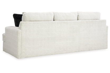 Karinne Linen Sofa, Loveseat, Oversized Chair and Ottoman -  Ashley - Luna Furniture