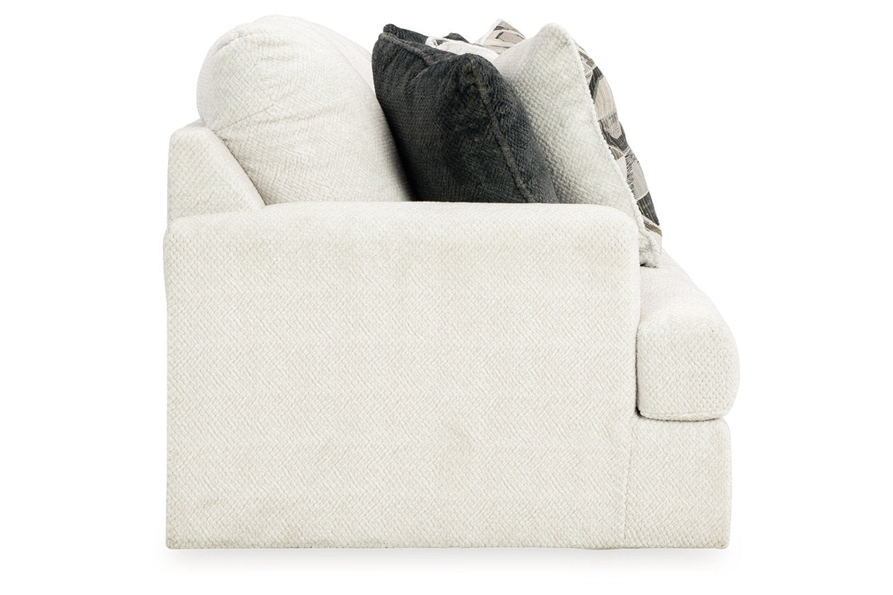 Karinne Linen Sofa, Loveseat, Oversized Chair and Ottoman -  Ashley - Luna Furniture