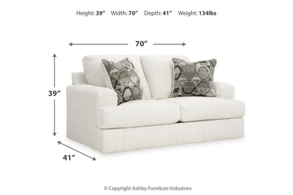Karinne Linen Sofa, Loveseat, Oversized Chair and Ottoman -  Ashley - Luna Furniture