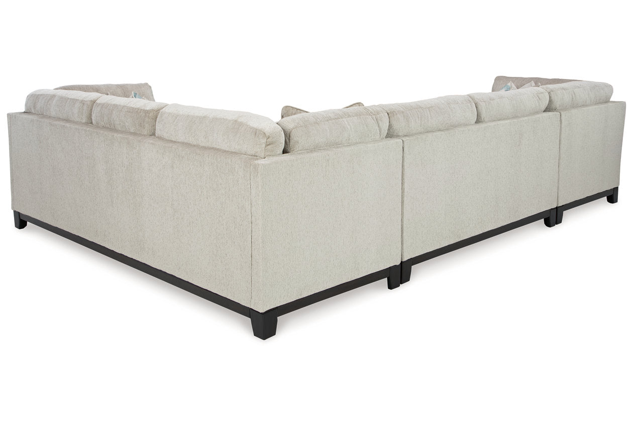 Maxon Place Stone 3-Piece Sectional with Chaise from Ashley - Luna Furniture