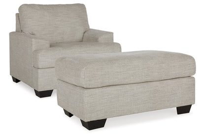 Vayda Pebble Chair and Ottoman -  Ashley - Luna Furniture