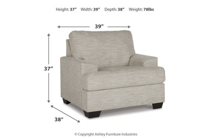 Vayda Pebble Chair and Ottoman -  Ashley - Luna Furniture