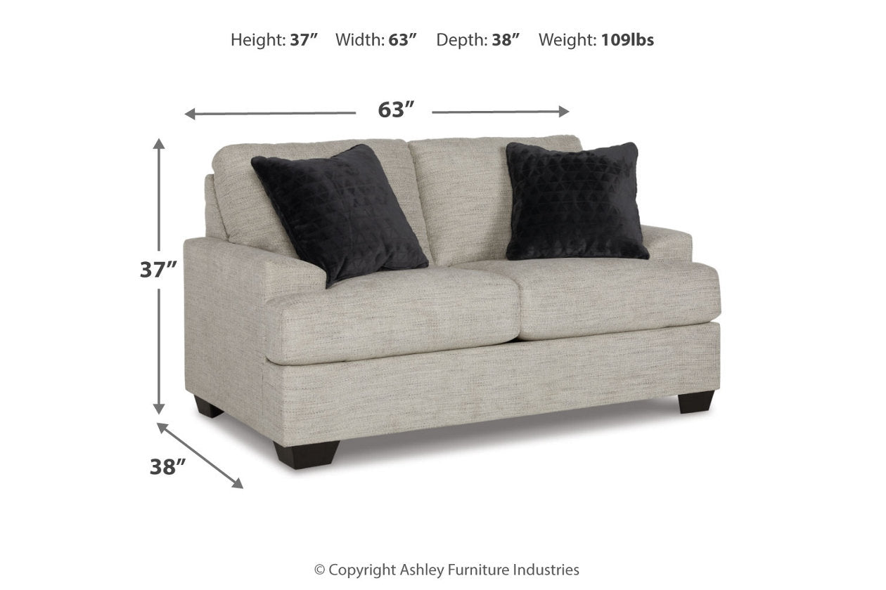 Vayda Pebble Sofa, Loveseat, Chair and Ottoman -  Ashley - Luna Furniture
