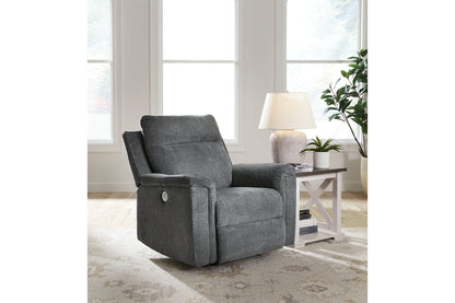 Barnsana Gravel Power Reclining Sofa, Loveseat and Recliner -  Ashley - Luna Furniture