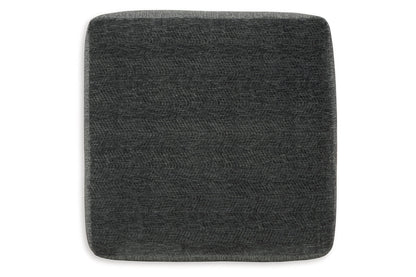 Biddeford Shadow Oversized Swivel Chair and Ottoman -  Ashley - Luna Furniture