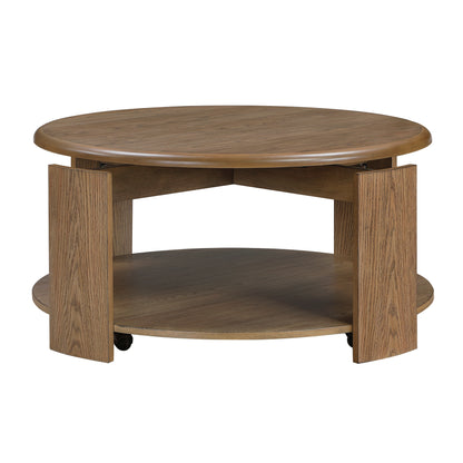 3573-01RD Cocktail Table with Swivel Top - 3573-01RD