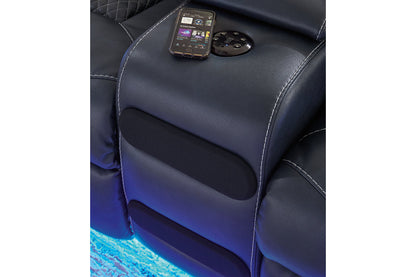 Fyne-Dyme Sapphire Power Reclining Living Room Set -  Ashley - Luna Furniture