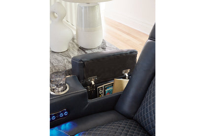 Fyne-Dyme Sapphire Power Reclining Living Room Set -  Ashley - Luna Furniture